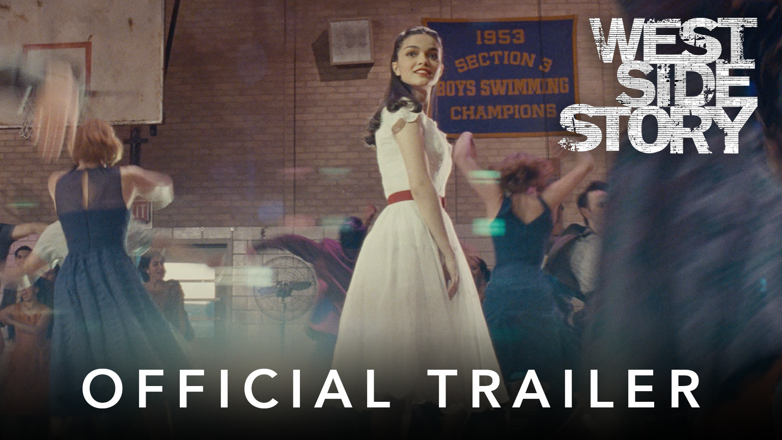 Rachel Zegler as María in West Side Story (2021), official trailer image