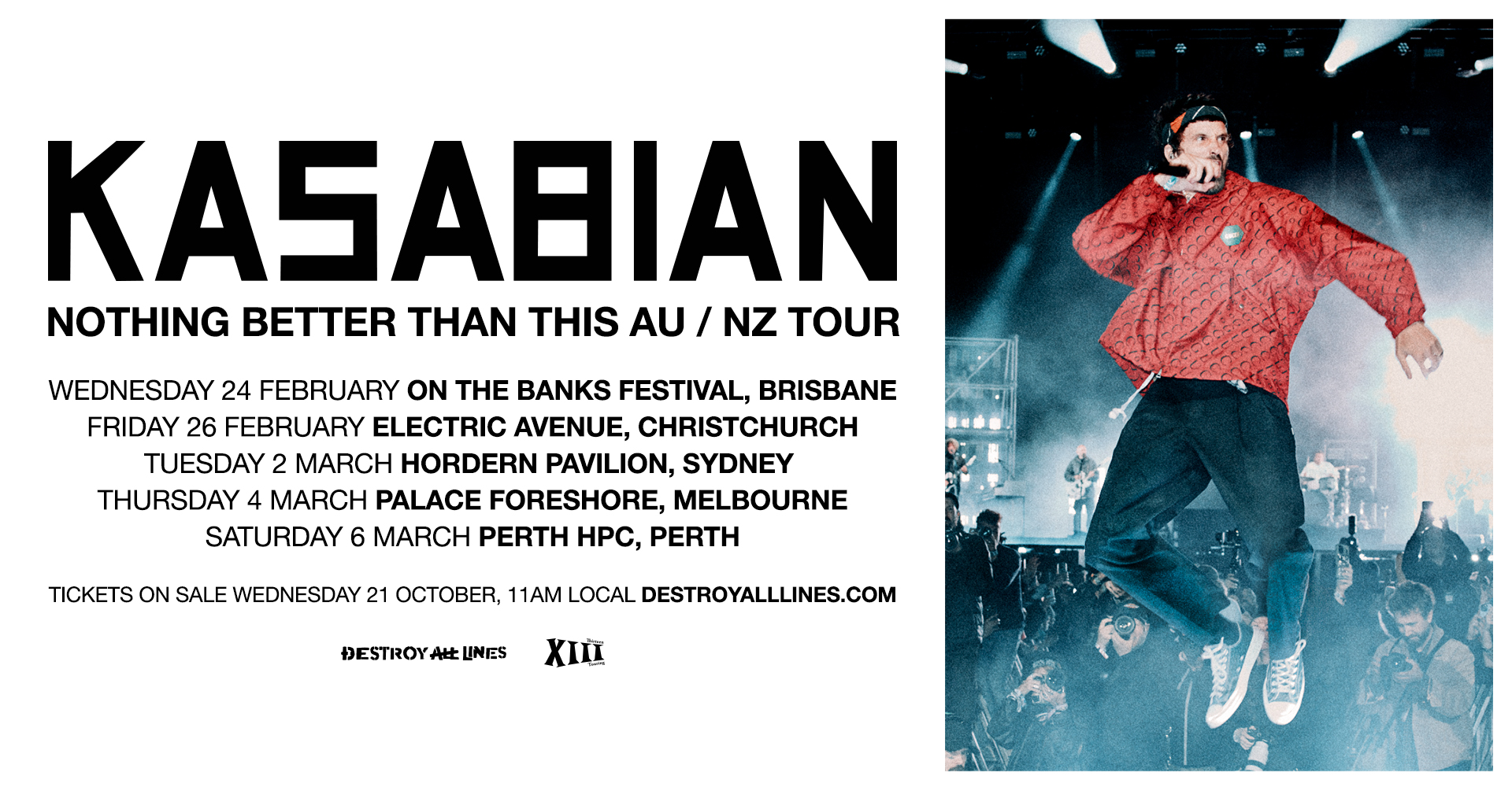 Kasabian Australia 2027
